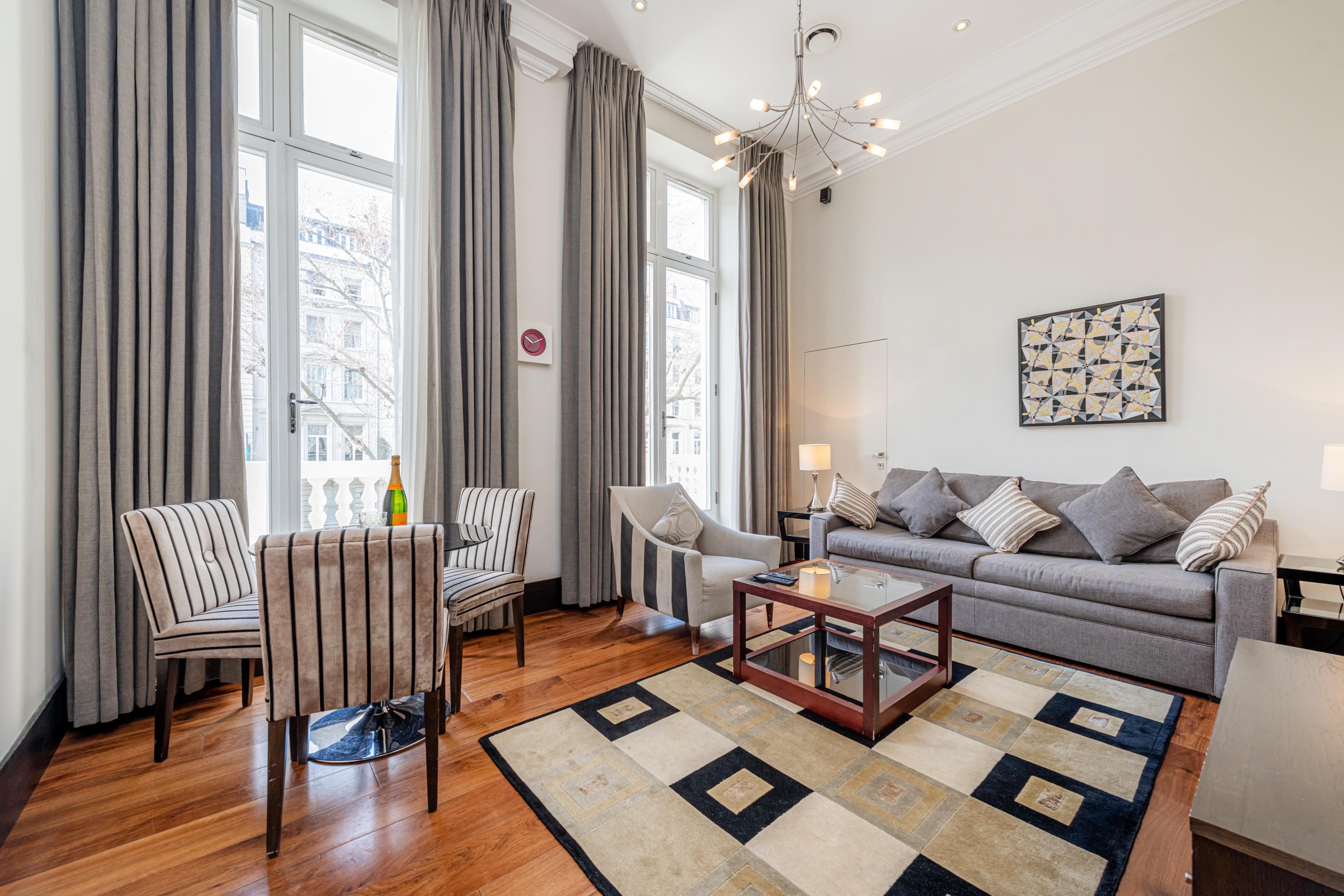 Deluxe One Bedroom Apartment Balcony