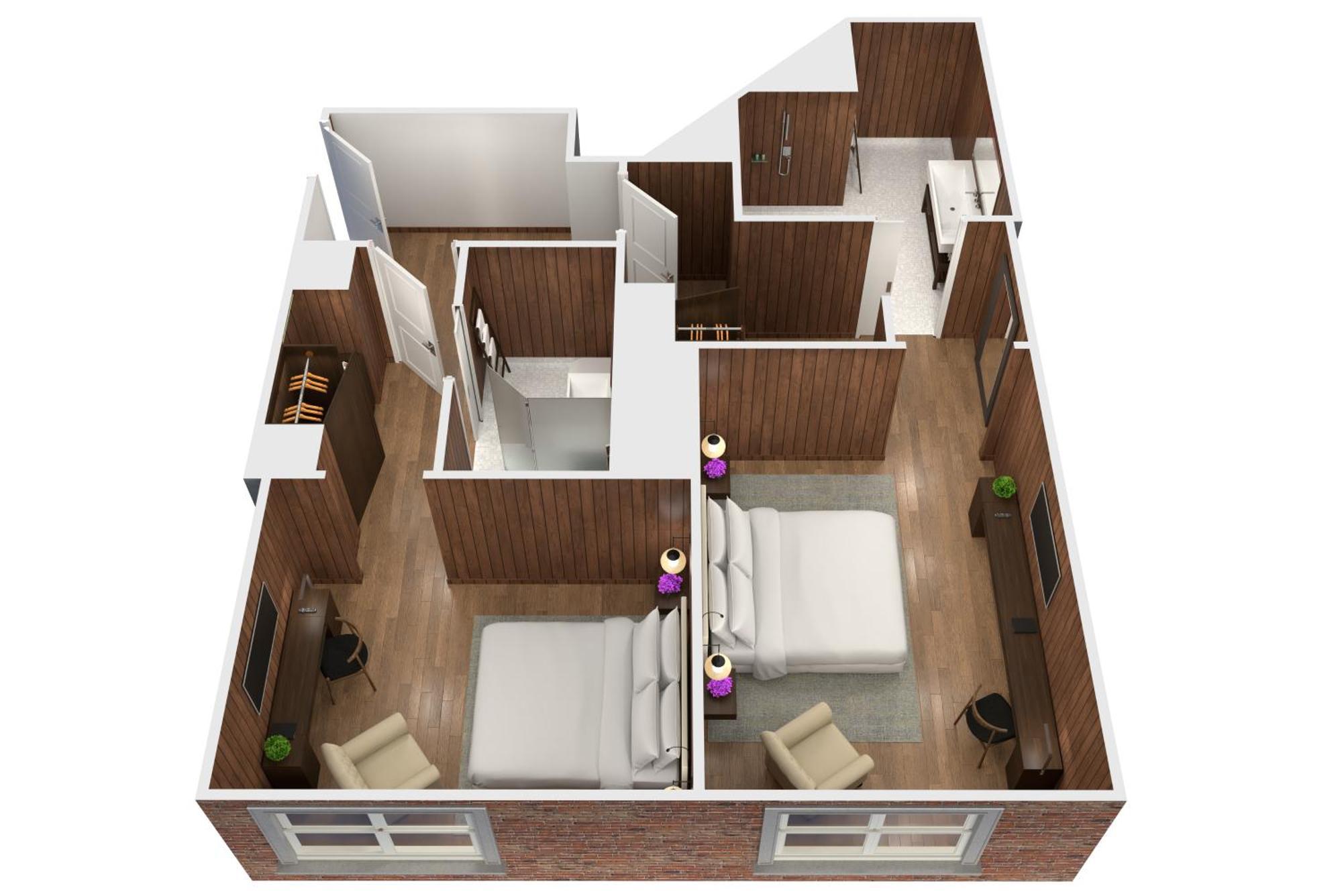 Deluxe Two-Bedroom Room